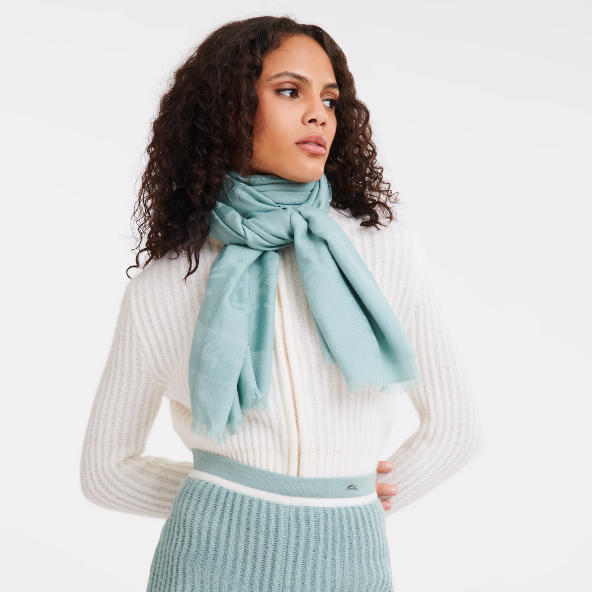 Sale Chevaux Jacquard Stola's Stola|Stola