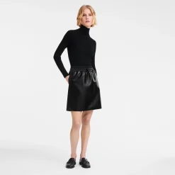 Online Getailleerde Trui Met Hoge Kraag Tops en Blouses|Tricotkleding