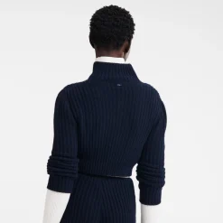Outlet Kort Vest Met Ritskraag Tops en Blouses|Tricotkleding