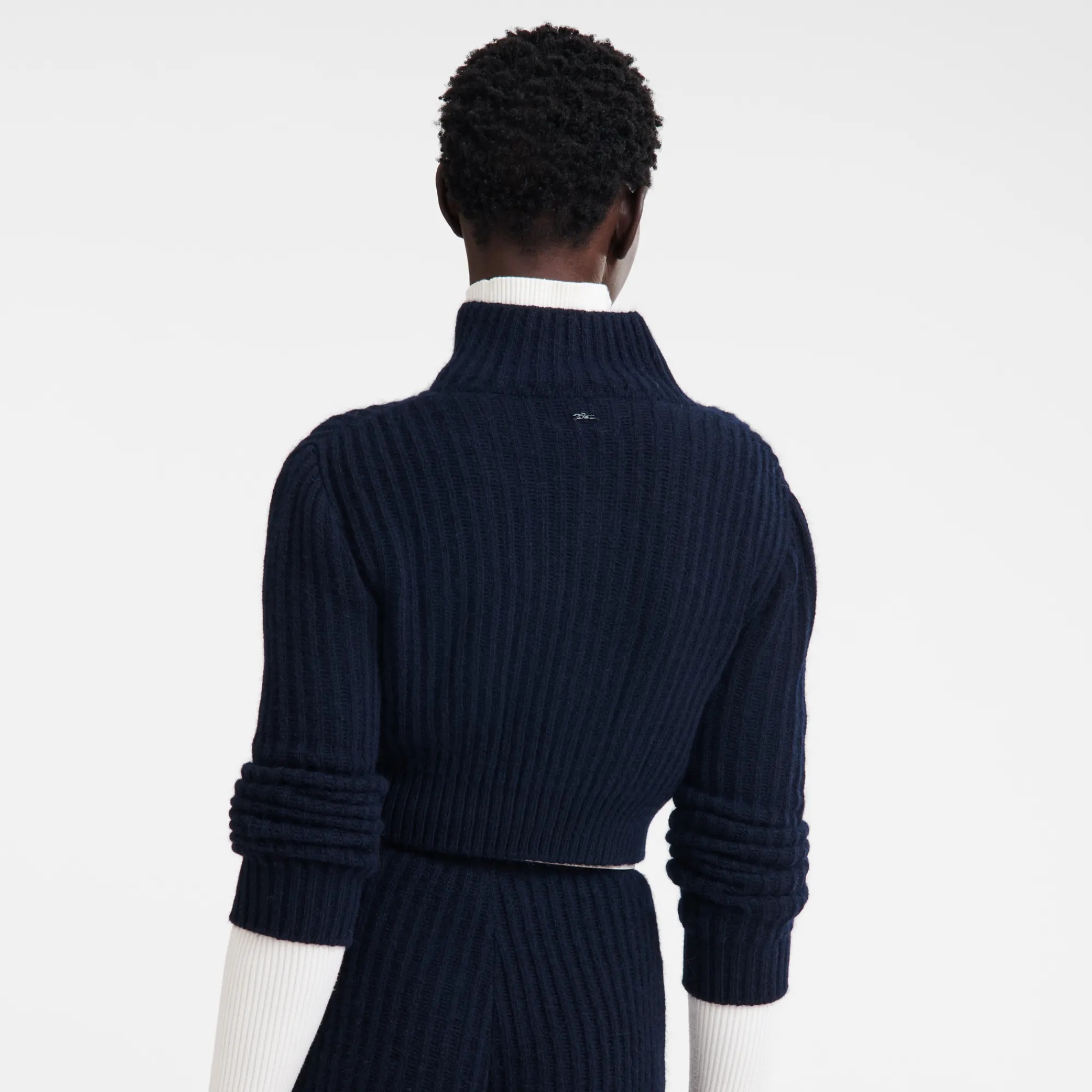 Outlet Kort Vest Met Ritskraag Tops en Blouses|Tricotkleding