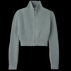 Clearance Kort Vest Met Ritskraag Tops en Blouses|Tricotkleding