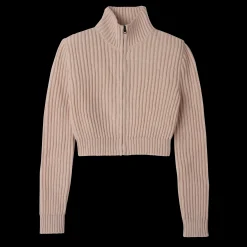 Clearance Kort Vest Met Ritskraag Tops en Blouses|Tricotkleding