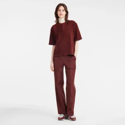 New Korte Leren Top Tops en Blouses