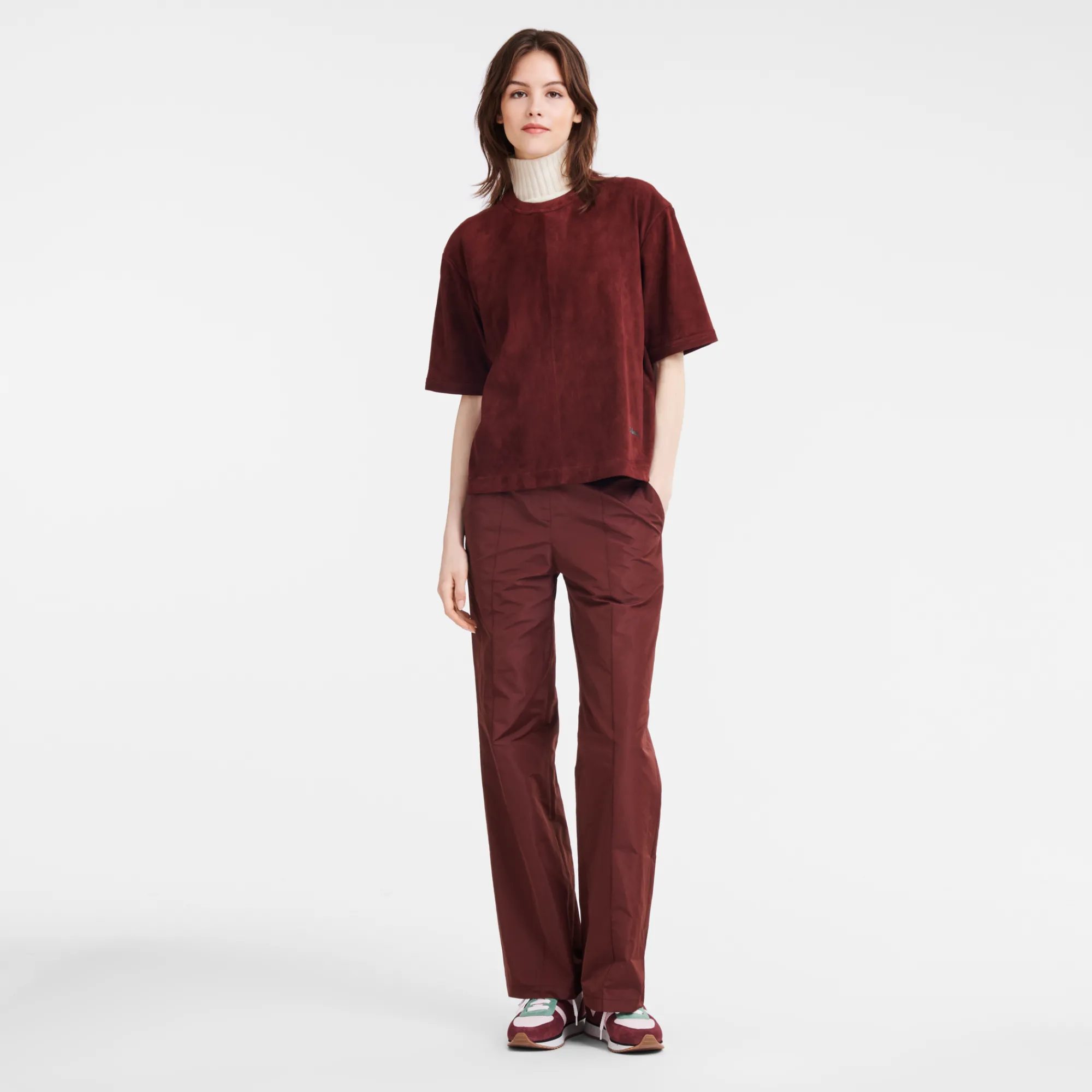 New Korte Leren Top Tops en Blouses