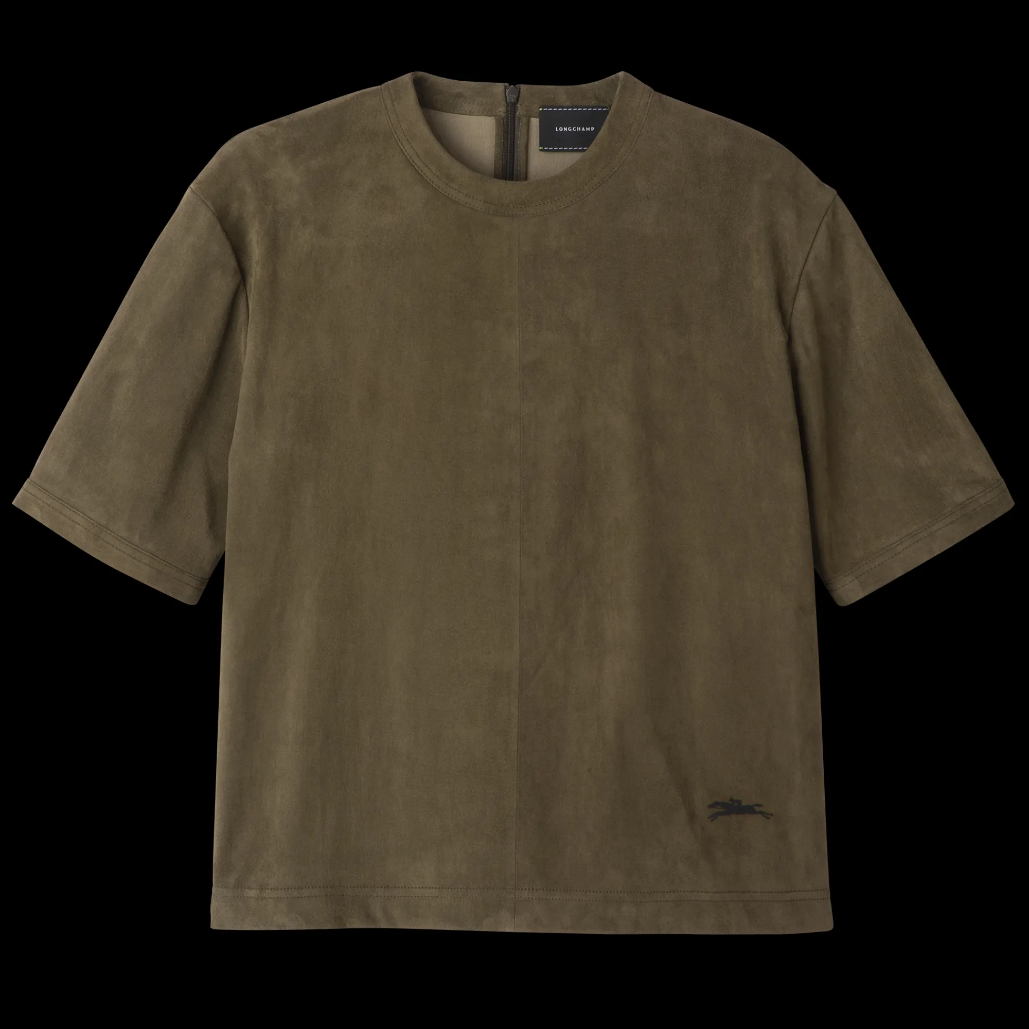 Clearance Korte Leren Top Tops en Blouses