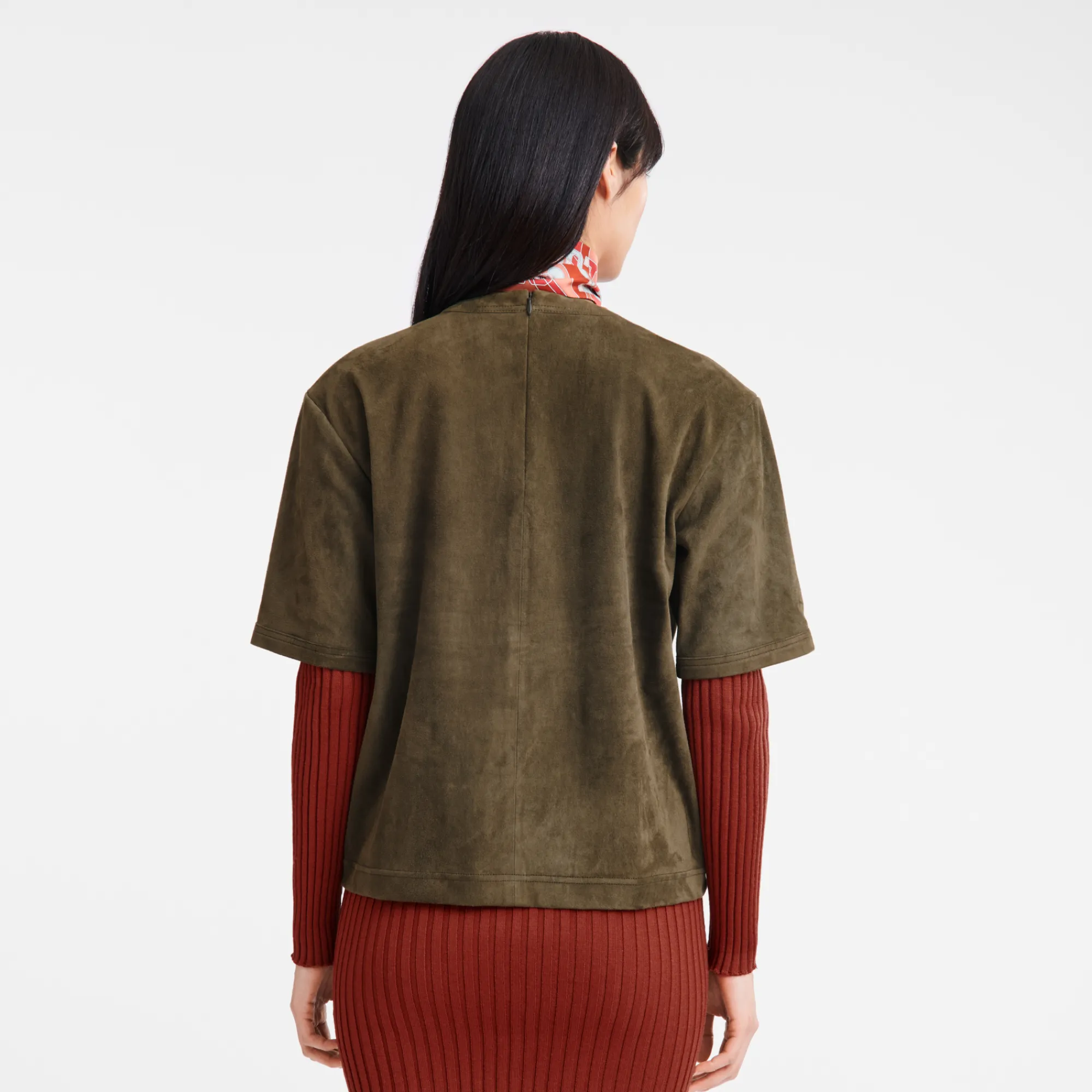 Clearance Korte Leren Top Tops en Blouses