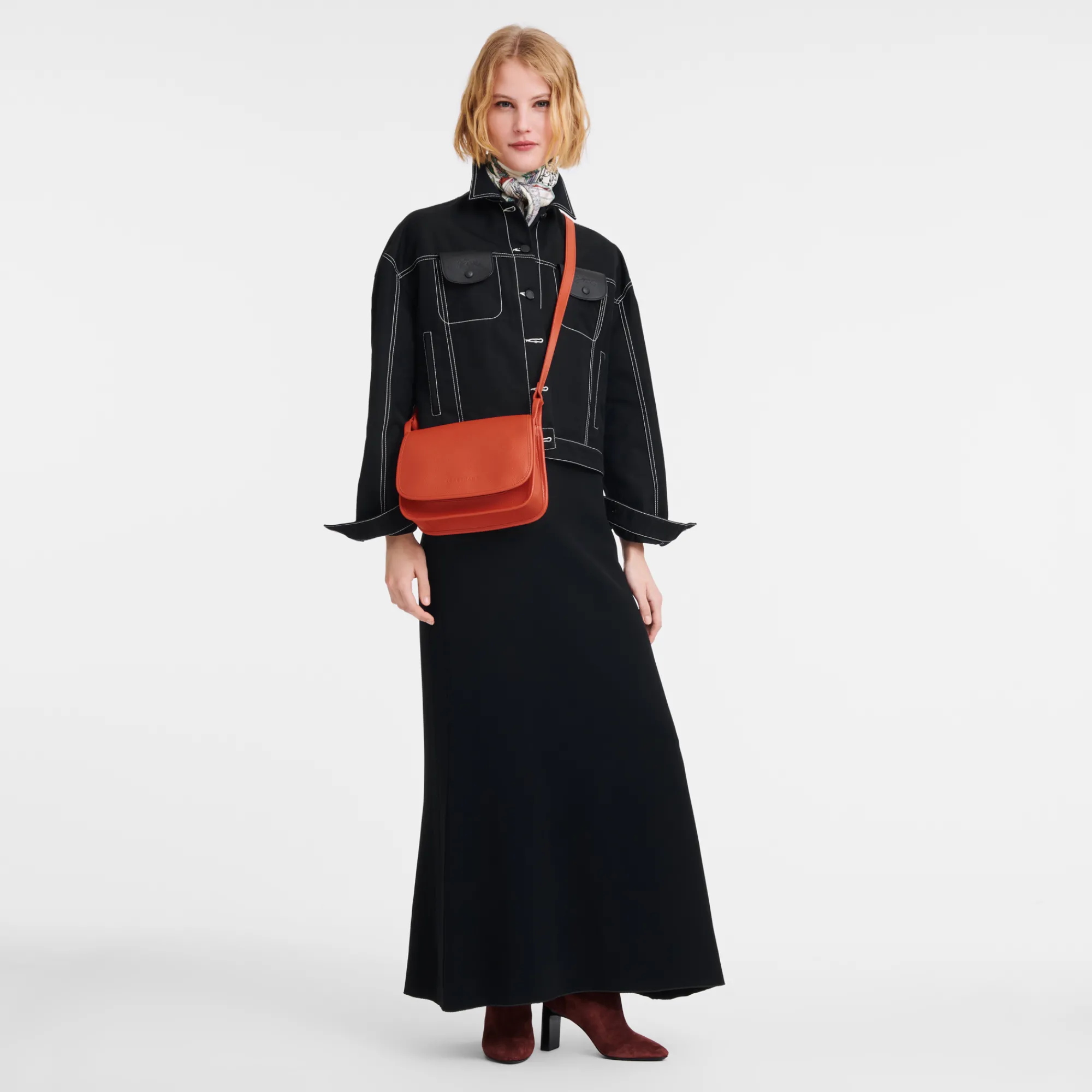 Online Le Foulonné Crossbodytas M Crossbody tassen|Leren tassen