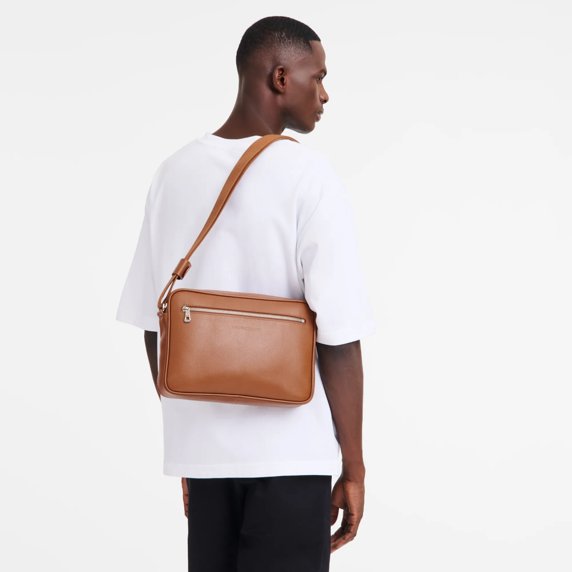 Le Foulonné Crossbodytas M Schoudertassen|Leren tassen