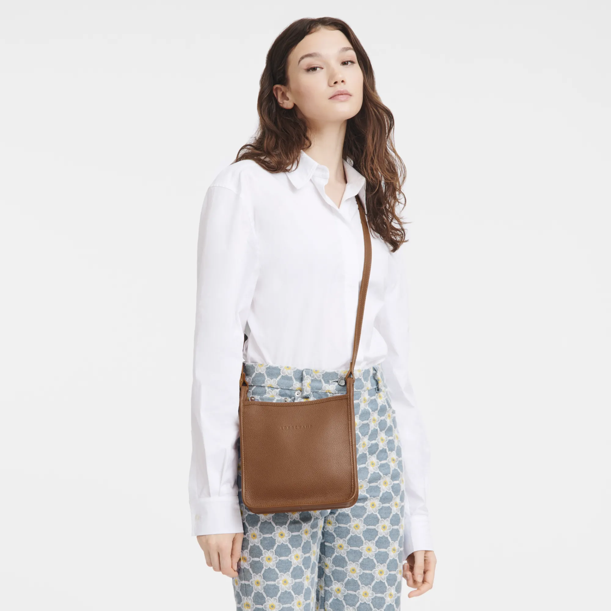 New Le Foulonné Schoudertas Met Rits S Crossbody tassen|Leren tassen