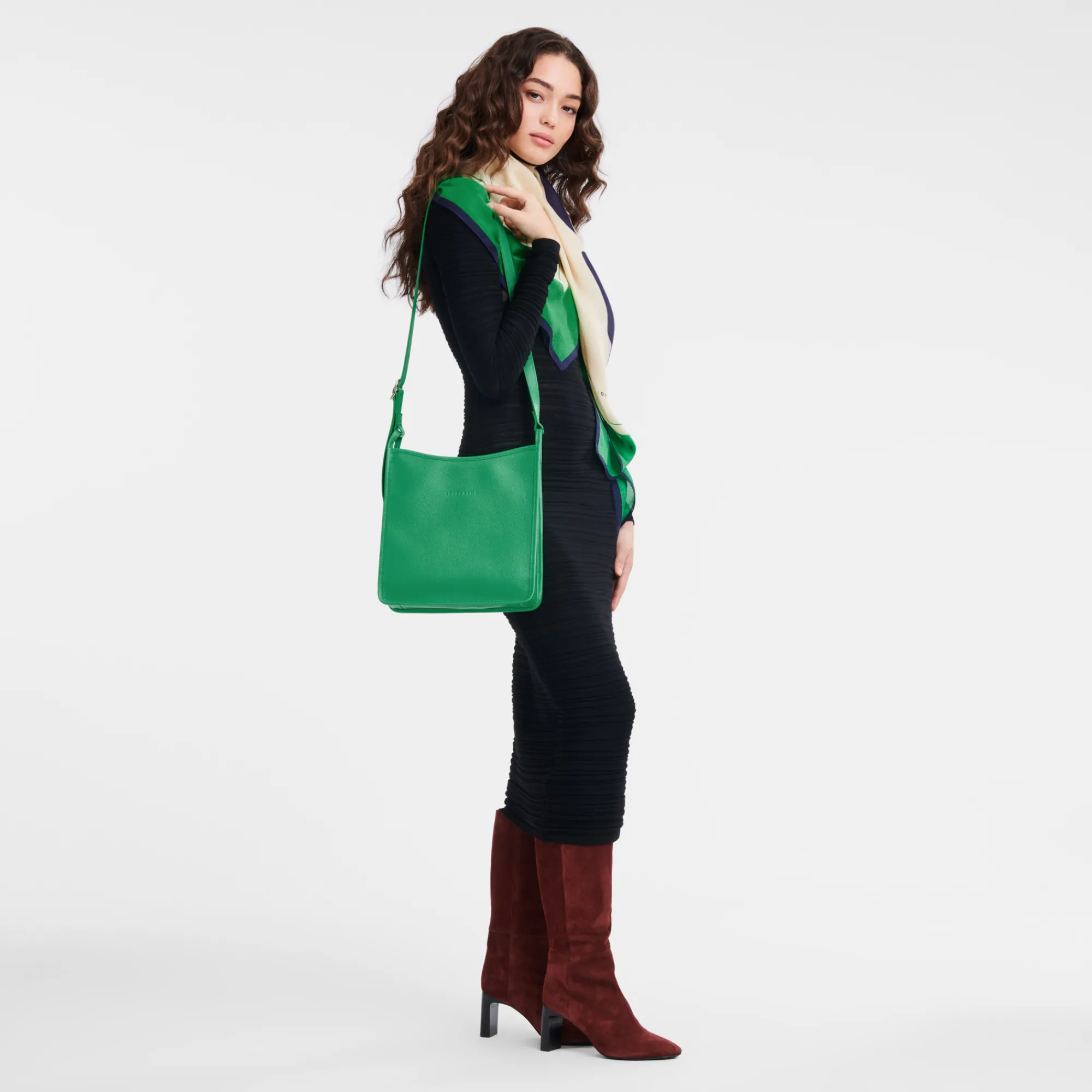 New Le Foulonné Schoudertas Met Rits M Crossbody tassen|Le Foulonné