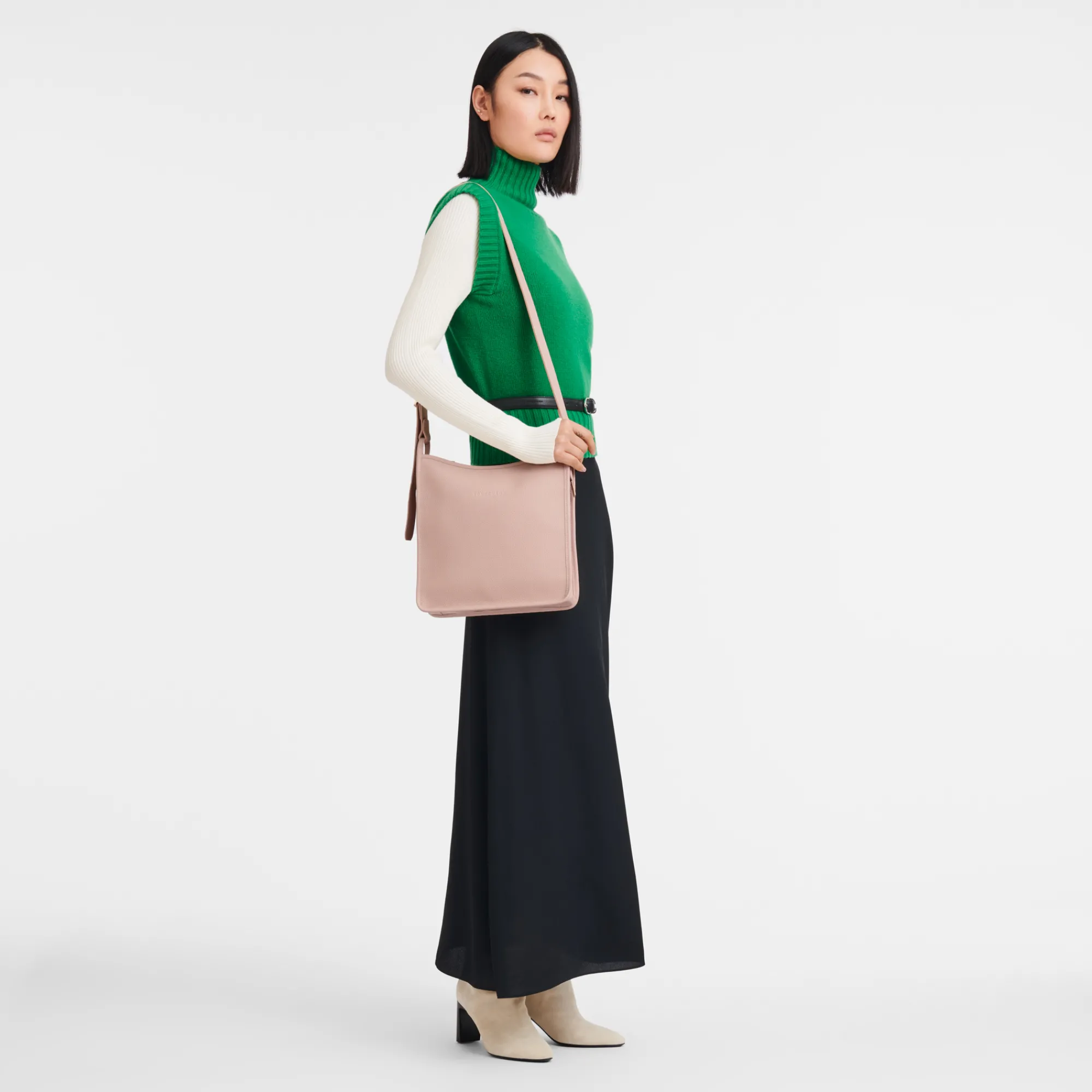 Hot Le Foulonné Schoudertas Met Rits M Crossbody tassen|Leren tassen