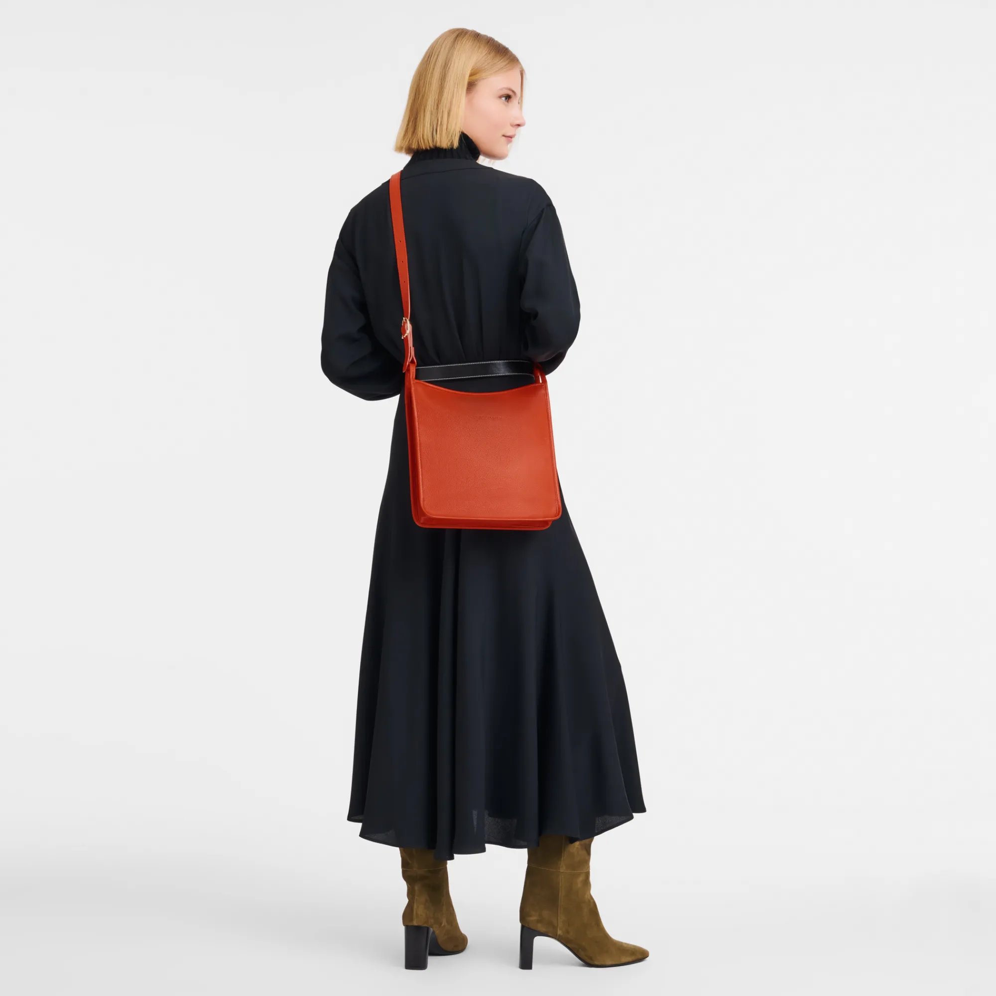Clearance Le Foulonné Schoudertas Met Rits M Crossbody tassen|Leren tassen