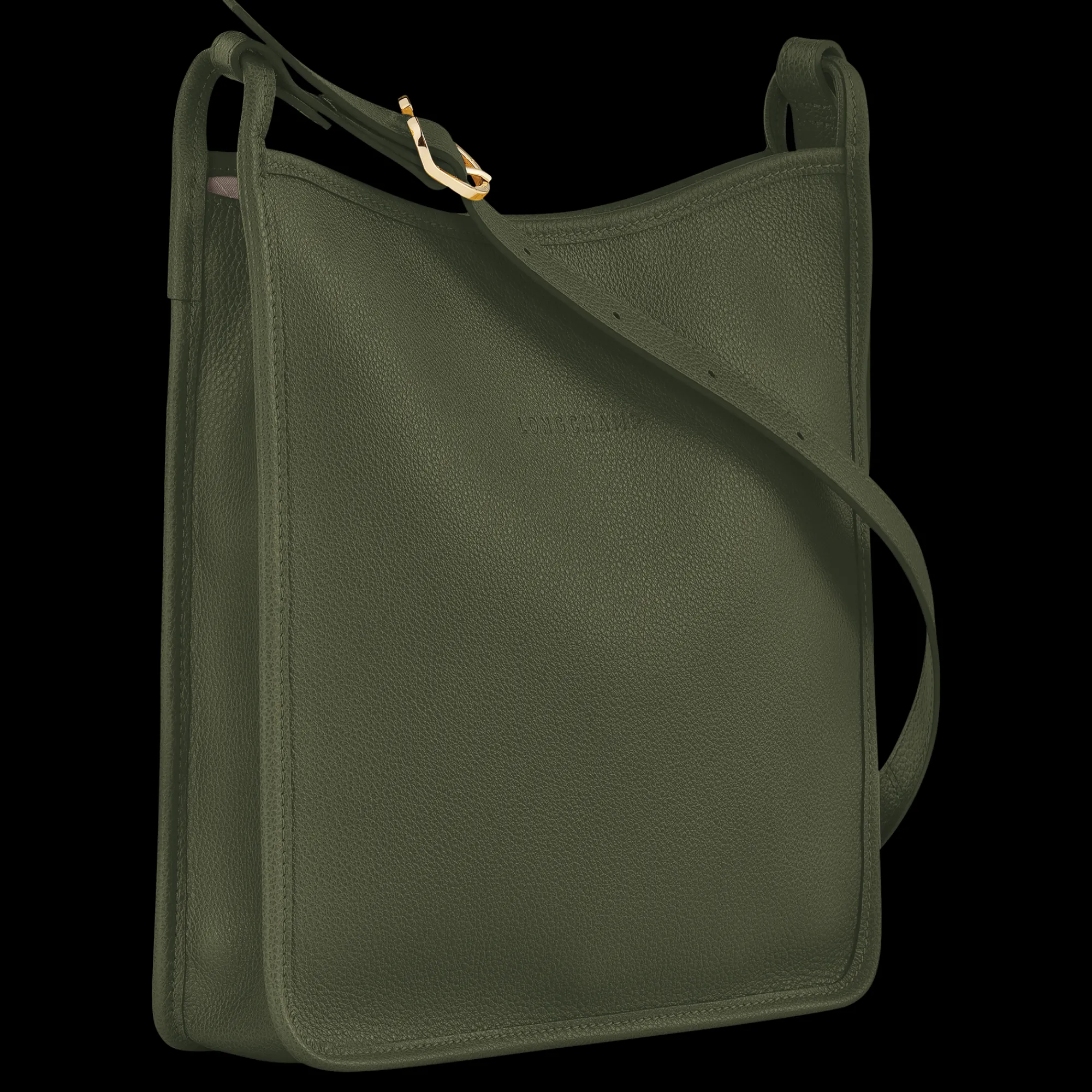 New Le Foulonné Schoudertas Met Rits M Crossbody tassen|Leren tassen