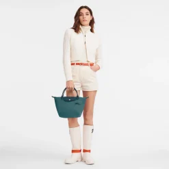 New Le Pliage Green Tas Met Handgreep Aan De Bovenkant S Le Pliage S|Le Pliage Green