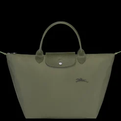 New Le Pliage Green Tas Met Handgreep Aan De Bovenkant M Le Pliage M|Le Pliage Green