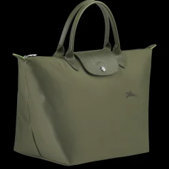 New Le Pliage Green Tas Met Handgreep Aan De Bovenkant M Le Pliage M|Le Pliage Green