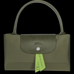 New Le Pliage Green Tas Met Handgreep Aan De Bovenkant M Le Pliage M|Le Pliage Green