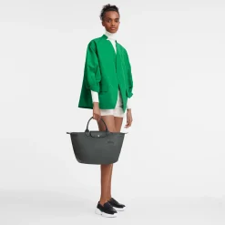 Hot Le Pliage Green Tas Met Handgreep Aan De Bovenkant M Le Pliage M|Le Pliage Green