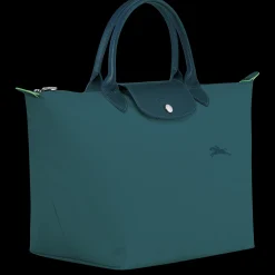 New Le Pliage Green Tas Met Handgreep Aan De Bovenkant M Le Pliage M|Le Pliage Green