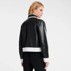 Leren Korte Blouson Mantels en Jack