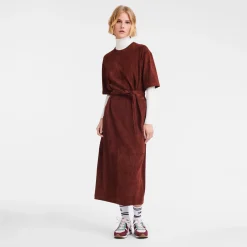 New Leren Lange Jurk Jurken en Rokken