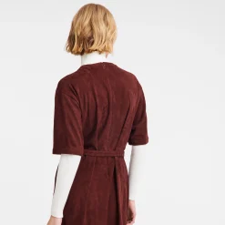 New Leren Lange Jurk Jurken en Rokken