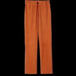 Discount Leren Rechte Broek Broeken & shorts