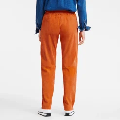 Discount Leren Rechte Broek Broeken & shorts