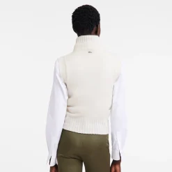 Clearance Mouwloze Trui Met Hoge Kraag Tops en Blouses|Tricotkleding