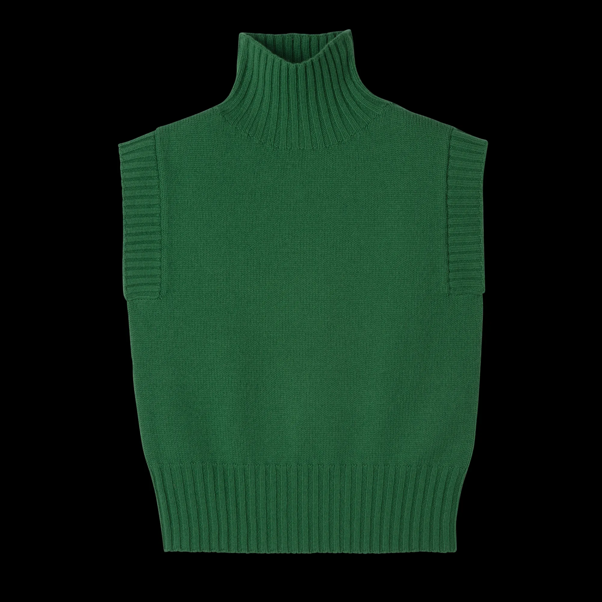 Outlet Mouwloze Trui Met Hoge Kraag Tops en Blouses|Tricotkleding