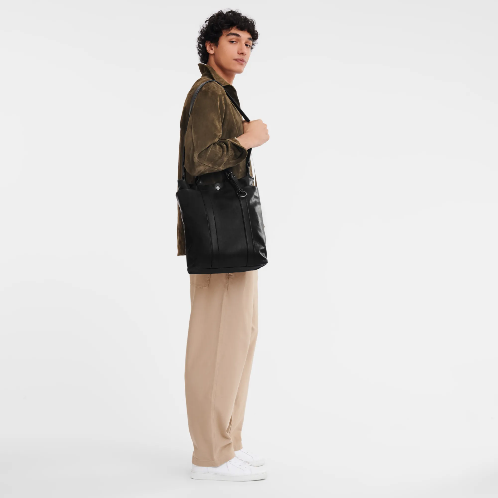 Discount Parisis Shopper M Handtassen|Leren tassen
