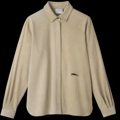 Clearance Recht Leren Overhemd Tops en Blouses