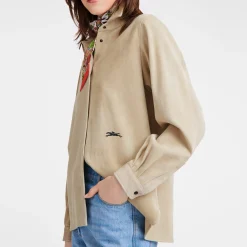 Clearance Recht Leren Overhemd Tops en Blouses