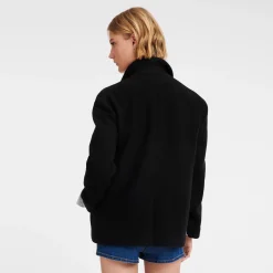 Clearance Rechte Jekker Mantels en Jack