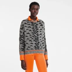 Online Trui Met Ronde Kraag Tops en Blouses|Tricotkleding